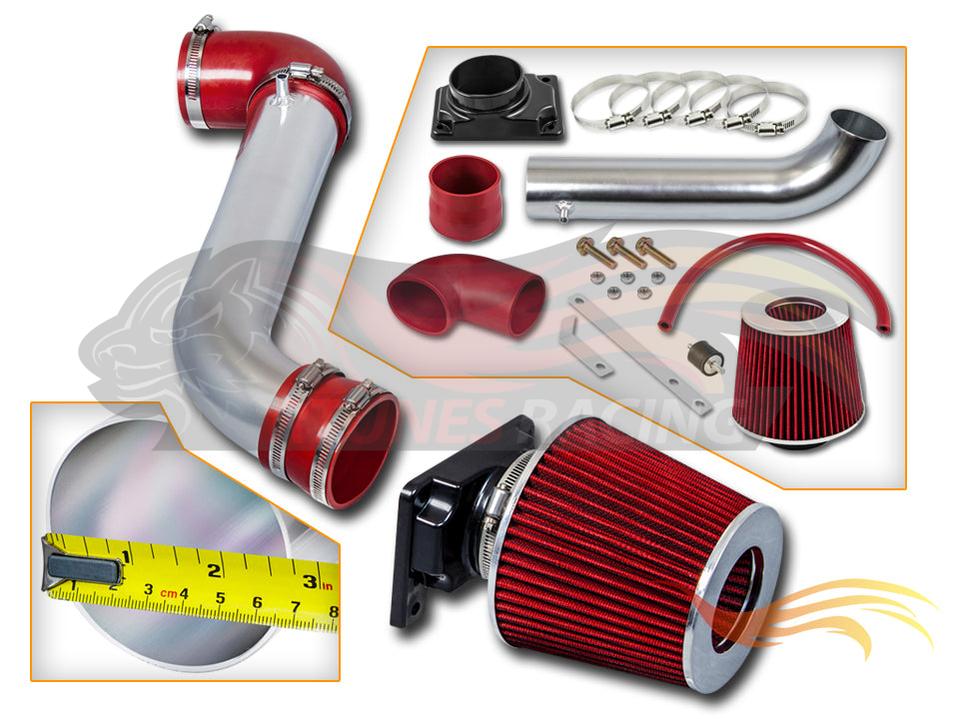 Short Ram Air Intake Kit For 2001-2005 Dodge Stratus 2.4L L4, 3.0L V6 | Rtunes Racing | SI-MT-05RD