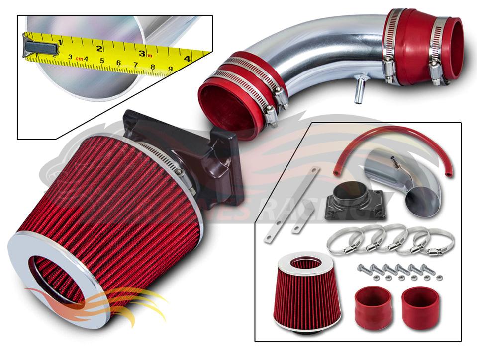 Short Ram Air Intake Kit For 1994-1998 Mitsubishi Galant DE/ES/GS/LS/S 2.4L L4 | Rtunes Racing | SI-MT-06RD