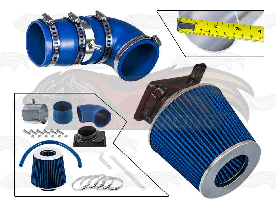 Short Ram Air Intake Kit For 2002-2007 Mitsubishi Lancer 2.0L L4 | Rtunes Racing | SI-MT-07BL