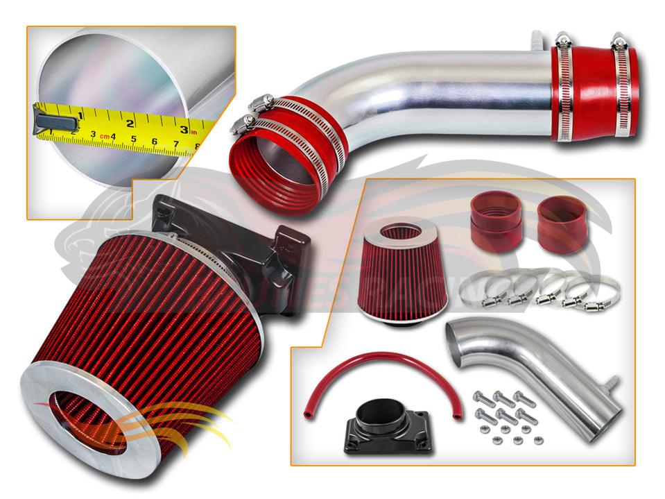 Short Ram Air Intake Kit For 1992-2003 Mitsubishi Montero, Sport 3.0L V6 | Rtunes Racing | SI-MT-09RD