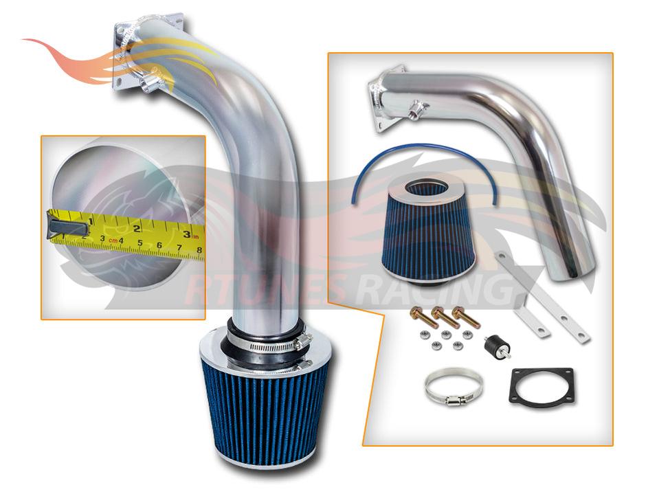 Short Ram Air Intake Kit For 1993-1997 Ford Probe 2.0L L4 | Rtunes Racing | SI-MZ-03BL