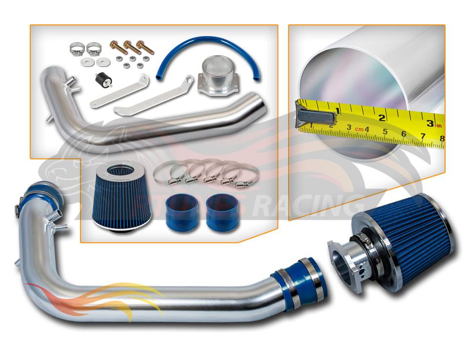 Short Ram Air Intake Kit For 1995-1998 Nissan 240Sx S14 2.4L | Rtunes Racing | SI-NS-02BL