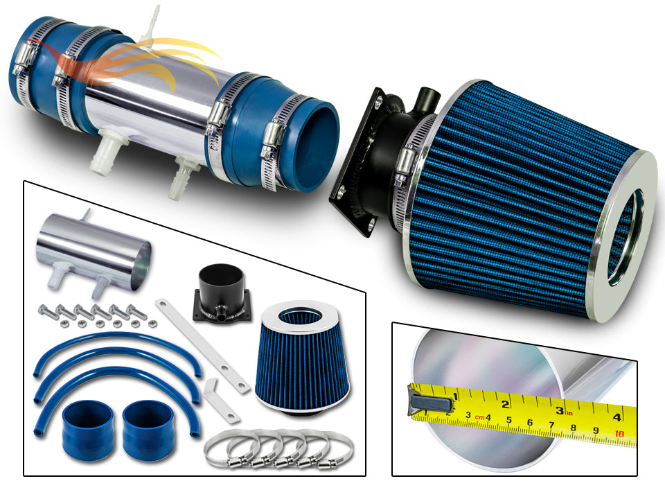 Short Ram Intake For 91-95 Nissan Pathfinder / Pickup 3.0L V6 XE SE SI-NS-08BL