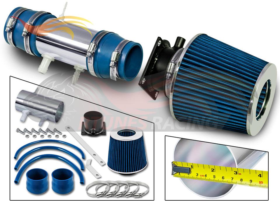Short Ram Air Intake Kit For 1991-1995 Nissan Pathfinder, Pickup 3.0L V6 XE SE | Rtunes Racing | SI-NS-08BL