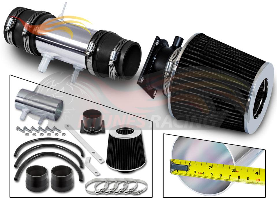 Short Ram Air Intake Kit For 1991-1995 Nissan Pathfinder, Pickup 3.0L V6 XE SE | Rtunes Racing | SI-NS-08CK