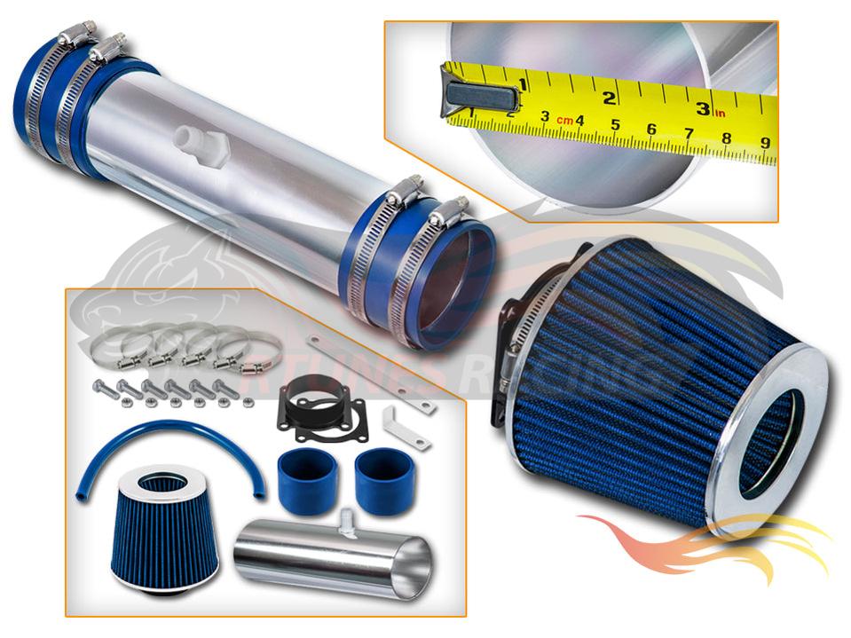 Short Ram Air Intake Kit For 2002-2006 Nissan Altima, 2003-2006 Murano 3.5L V6 | Rtunes Racing | SI-NS-09BL