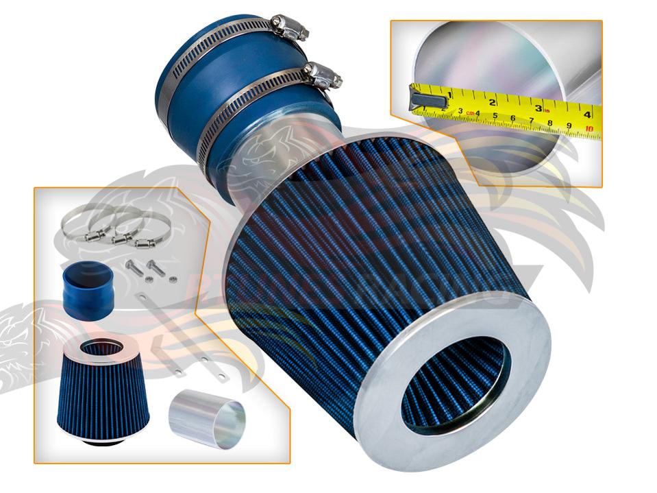 Short Ram Air Intake Kit For 2004-2007 Pontiac Grand Prix 3.8L V6 (Supercharged Or Nonsupercharged) | Rtunes Racing | SI-PT-01BL
