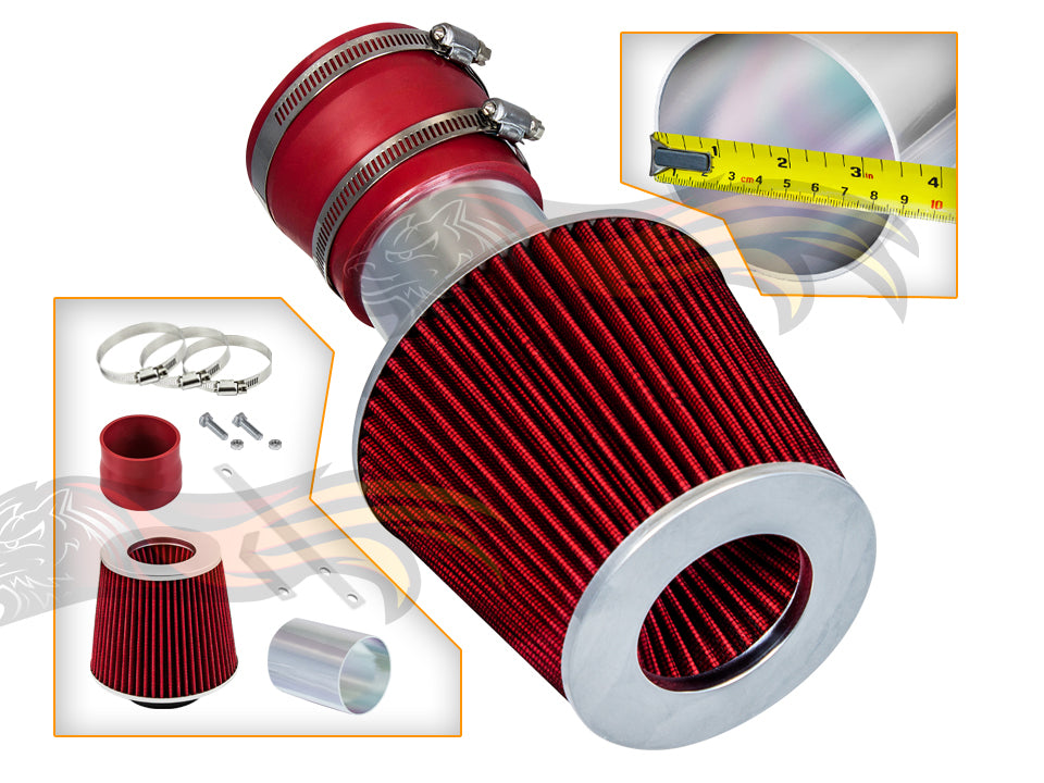 Short Ram Intake For 04-07 Pontiac Grand Prix 3.8L V6 (Supercharged Or Nonsupercharged) SI-PT-01RD