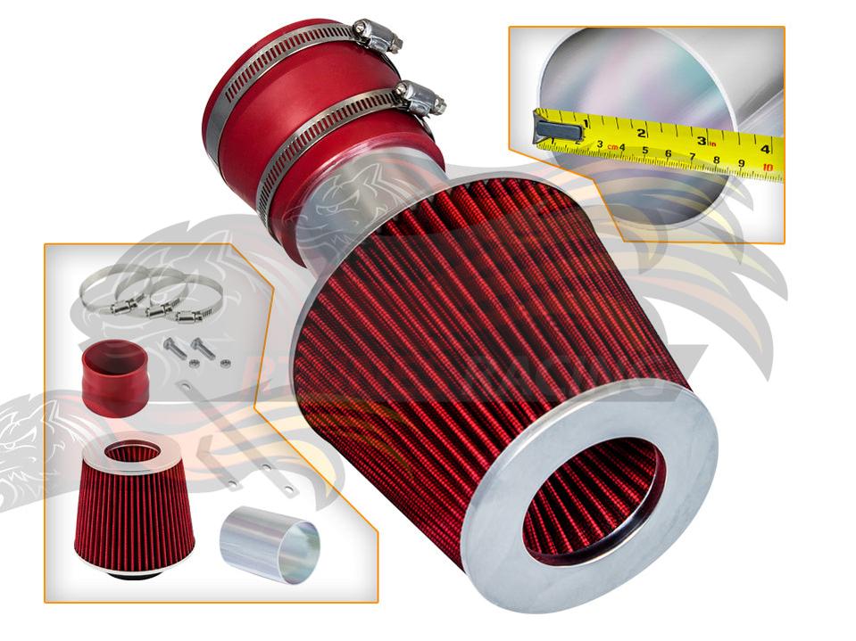 Short Ram Air Intake Kit For 2004-2007 Pontiac Grand Prix 3.8L V6 (Supercharged Or Nonsupercharged) | Rtunes Racing | SI-PT-01RD
