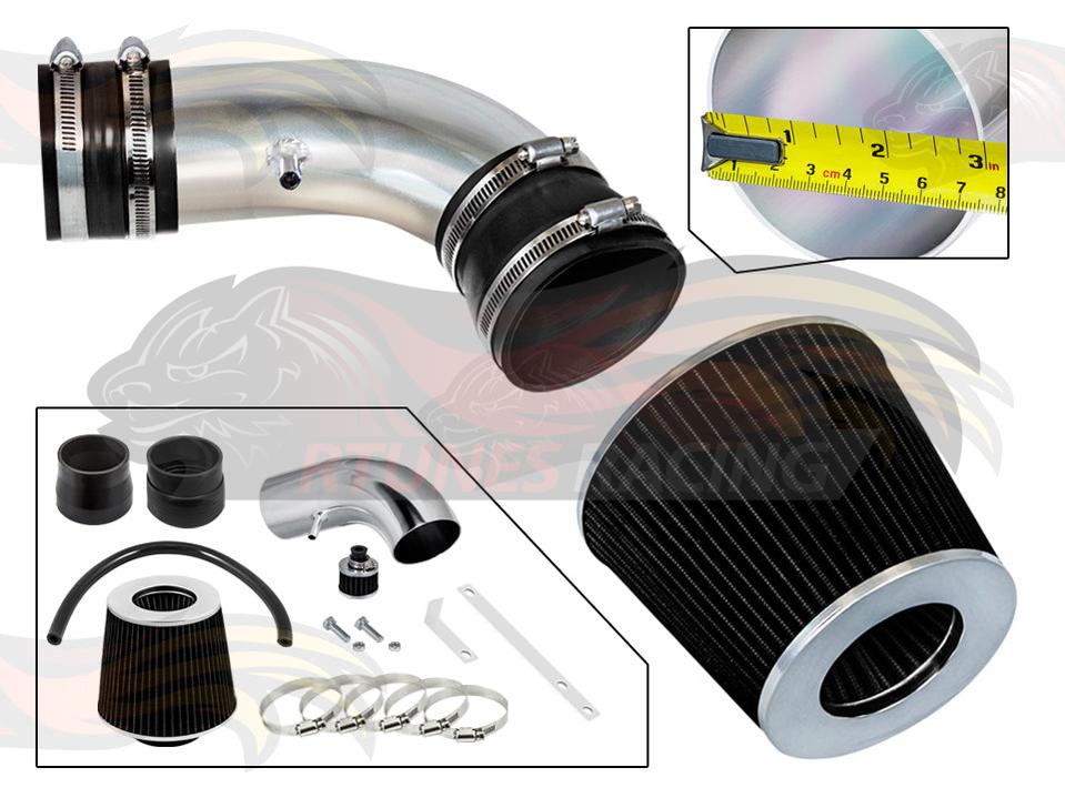 Short Ram Air Intake Kit For 2004-2007 Pontiac Grand Prix 5.3L V8 | Rtunes Racing | SI-PT-02CK