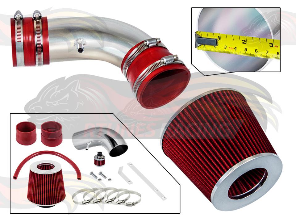 Short Ram Air Intake Kit For 2004-2007 Pontiac Grand Prix 5.3L V8 | Rtunes Racing | SI-PT-02RD