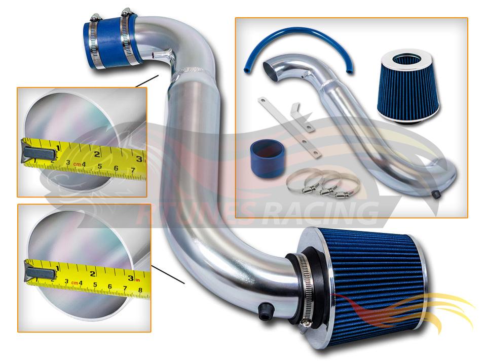 Short Ram Air Intake Kit For 1995-1999 Saturn SL1/SL2/SC1/Saturn SC2/SW1/SW2, 2000-2002 Saturn SL1/SC1/SW1 | Rtunes Racing | SI-ST-02BL