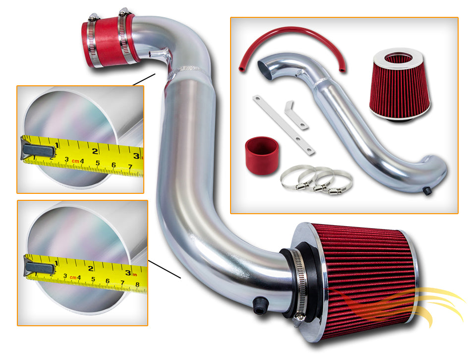 Short Ram Intake For 95-99 Saturn SL1/SL2/SC1/Saturn SC2/SW1/SW2 / 00-02 Saturn SL1/SC1/SW1 SI-ST-02RD