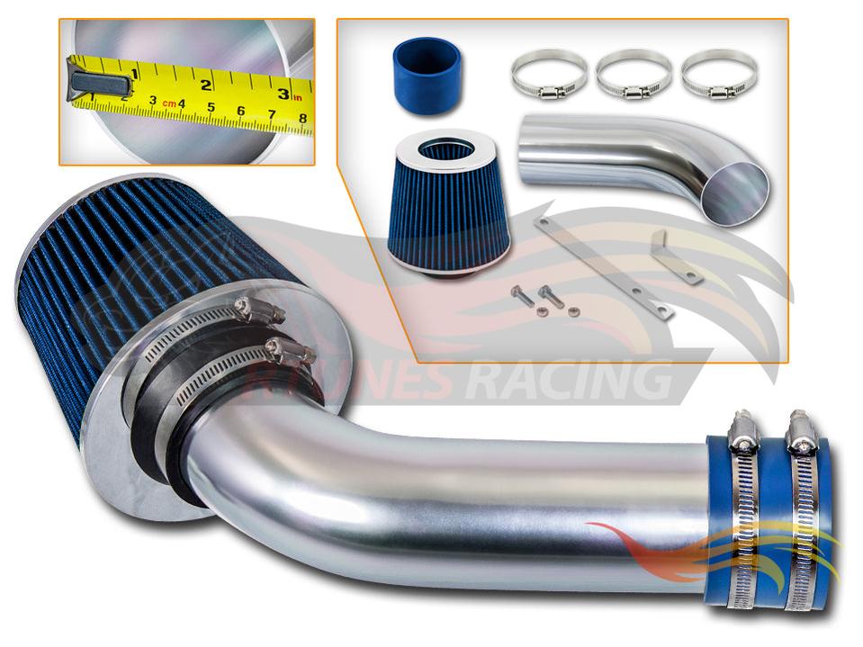Short Ram Air Intake Kit For 2003-2004 Saturn Ion 1 2 3 2.2L Ecotec DOHC | Rtunes Racing | SI-ST-03BL