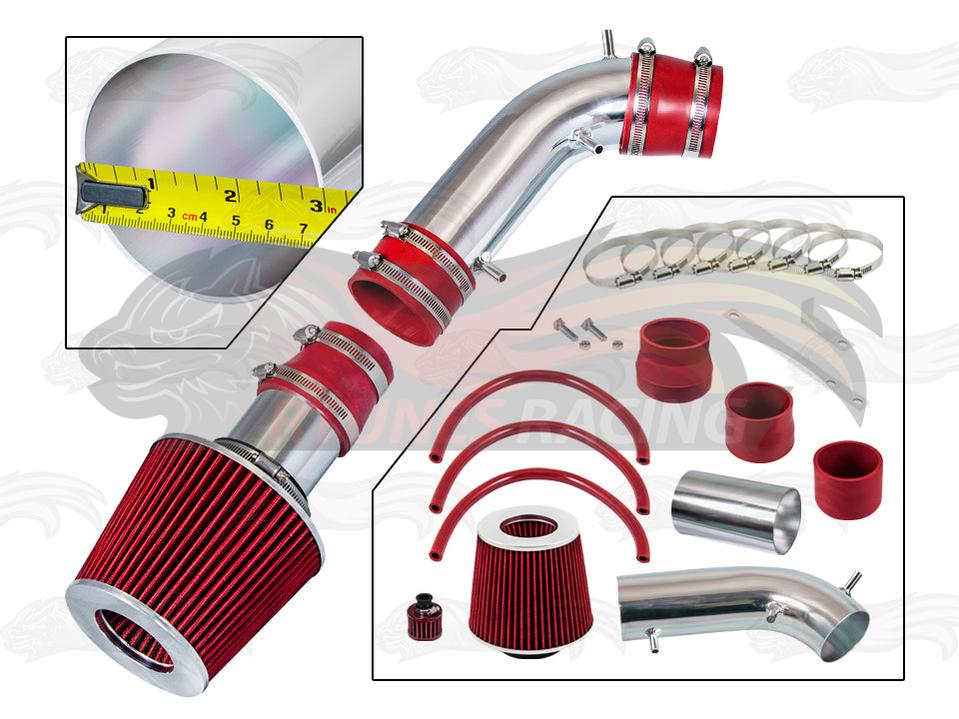 Short Ram Air Intake Kit For 1996-1998 Toyota 4Runner, 1995-1998 T100, Tacoma 3.4L V6 | Rtunes Racing | SI-TY-13RD