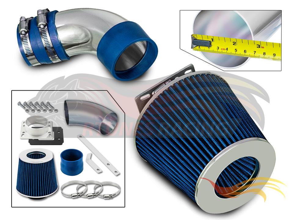 Short Ram Air Intake Kit For 1986-1989 Toyota Celica 2.0L Non-Turbo | Rtunes Racing | SI-TY-15BL
