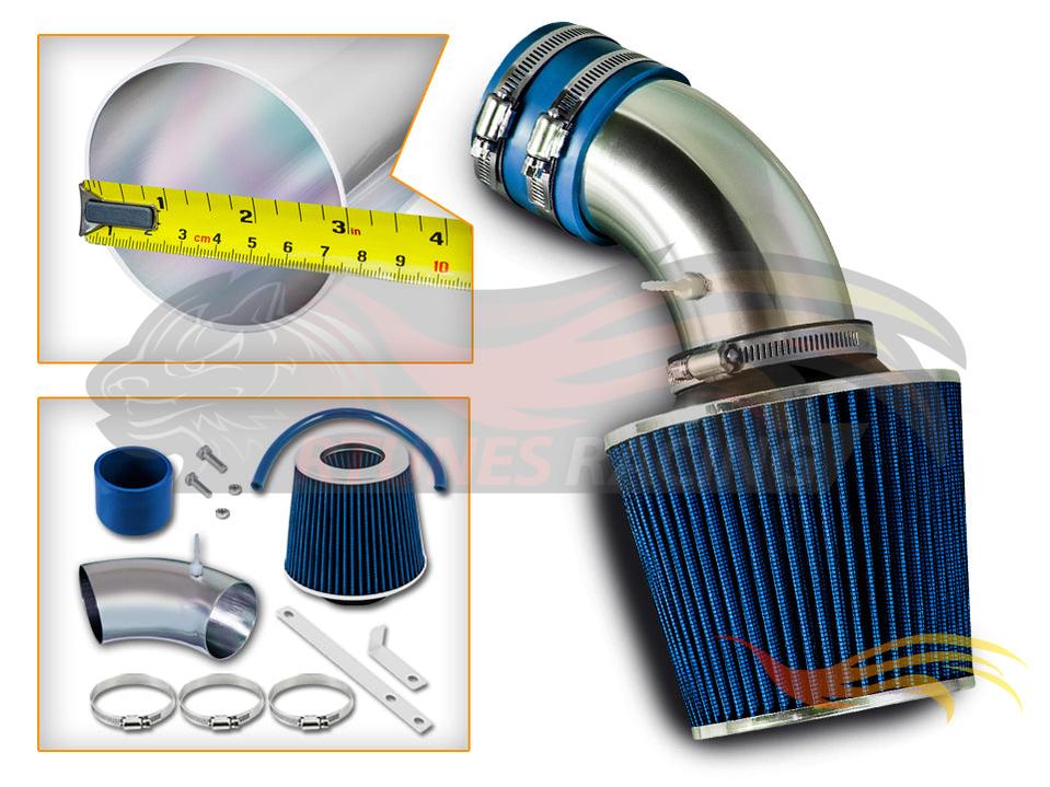 Short Ram Air Intake Kit For 1993-1998 VW Golf (Gl/Gti/Jazz/K2/Limited/Trek), VW Jetta (GL/GLS/GT/K2), 1995-1998 Cabrio (Base/Highline/Gls) 2.0L L4 | Rtunes Racing | SI-VW-06BL