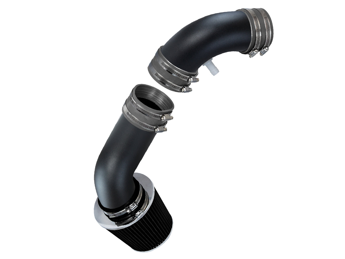 Cold air intake kit for 2009-2011 Hyundai Genesis Sedan 3.8L, gray with matte black pipe – Rtunes Racing CI-HY-03