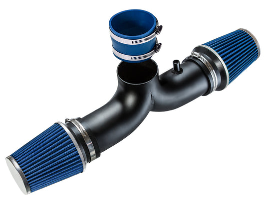 Short Ram Air Intake Kit For 2001-2004 Chevy Corvette C5 5.7L V8 | Rtunes Racing | WSI-CH-02BLB-0104 (With 2 Filters)