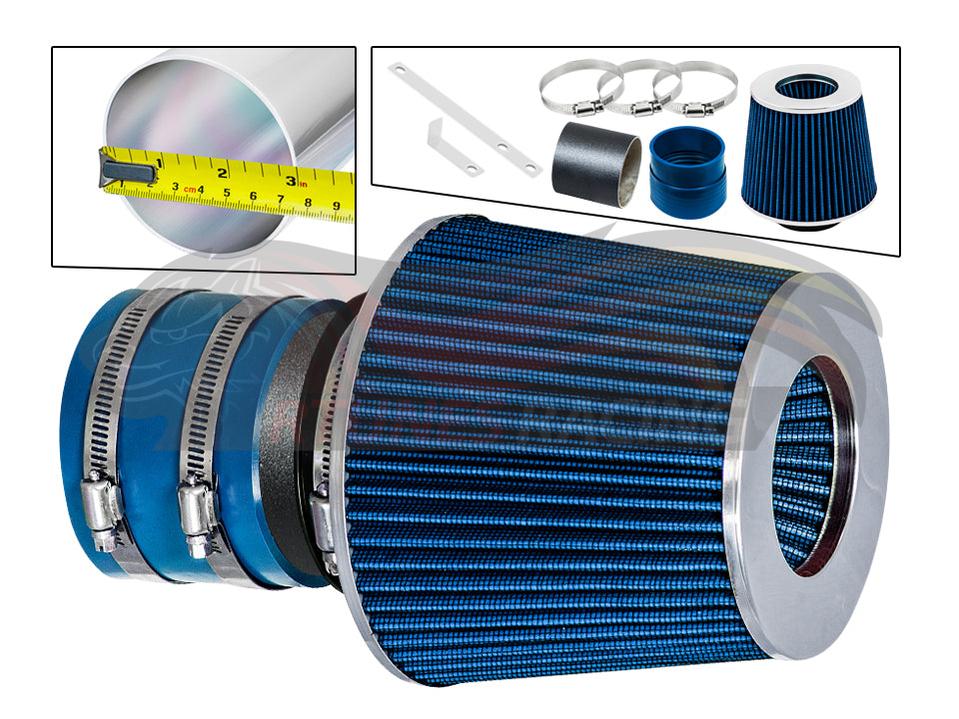 Short Ram Air Intake Kit For 1997-2003 Malibu 3.1L, 1999-2004 Alero 3.4L, 1999-2005 Grand Am 3.4L V6 | Rtunes Racing | WSI-CH-35BLB