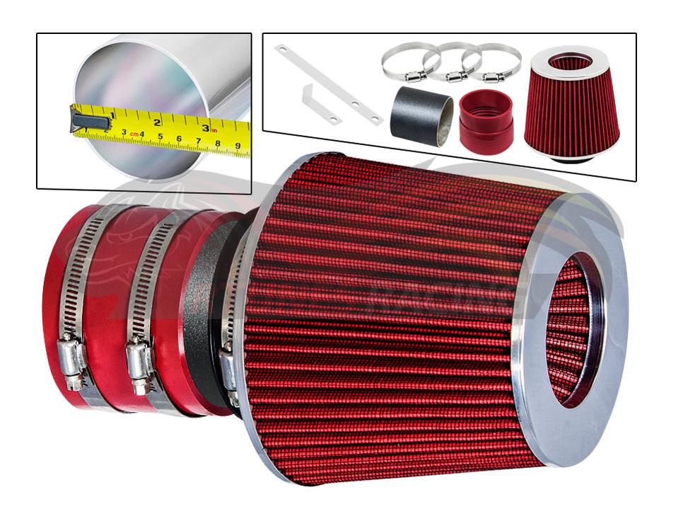 Short Ram Air Intake Kit For 1997-2003 Malibu 3.1L, 1999-2004 Alero 3.4L, 1999-2005 Grand Am 3.4L V6 | Rtunes Racing | WSI-CH-35RDB