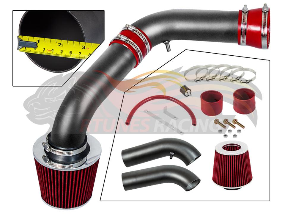 Short Ram Air Intake Kit For 2002-2007 Ram 1500 3.7L & 4.7L /2003-2007 1500/2500/3500 5.7L | Rtunes Racing | WSI-DG-06RDB