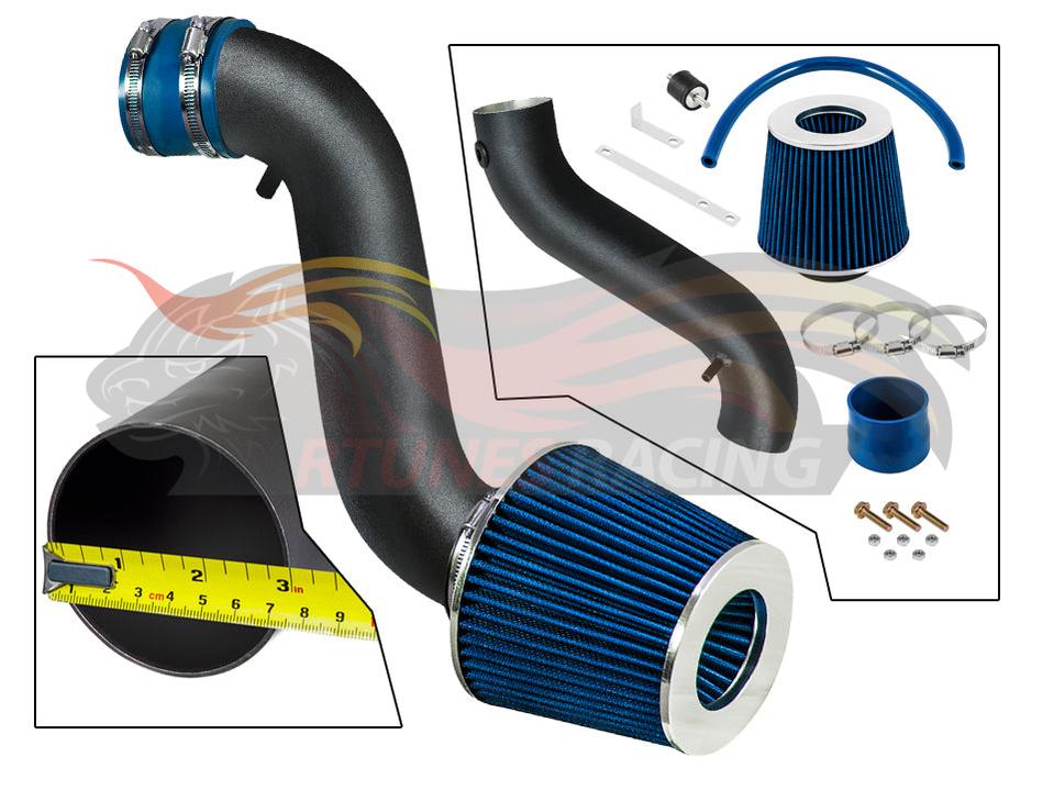 Short Ram Air Intake Kit For 2005-2009 Chrysler 300 Touring/Limited 3.5L V6 | Rtunes Racing | WSI-DG-14BLB