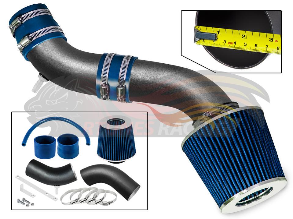 Short Ram Air Intake Kit For 1995-1998 Dodge Stratus/Chrysler Cirrus/Sebring JXI Conv | Rtunes Racing | WSI-DG-20BLB