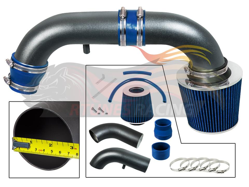 Short Ram Air Intake Kit For 1995-2000 Dodge Stratus/Chrysler Cirrus/Plymouth Breeze | Rtunes Racing | WSI-DG-23BLB
