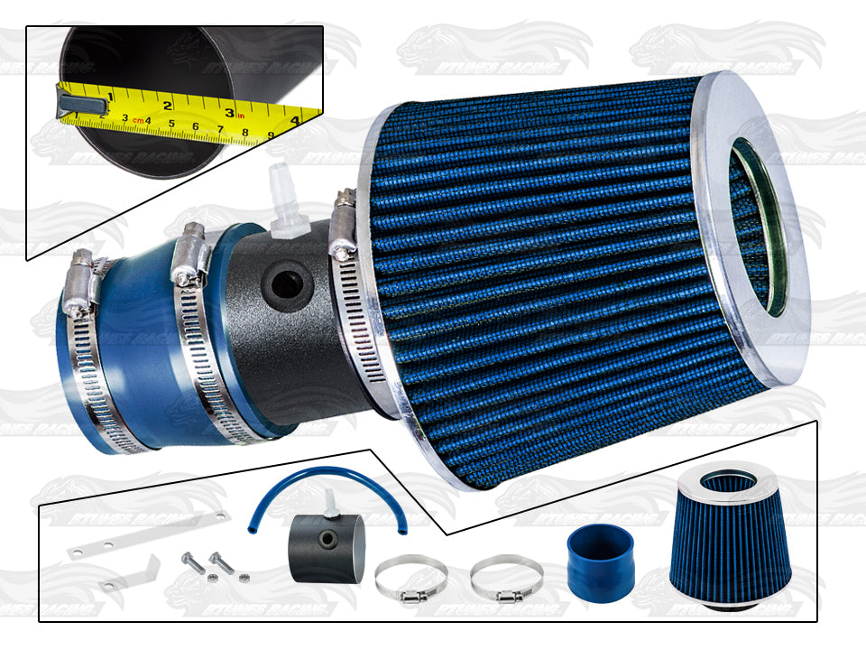 Short Ram Air Intake Kit For 2000-2005 Chrysler Dodge Neon 2.0L SOHC NON-TURBO ONLY | Rtunes Racing | WSI-DG-27BLB