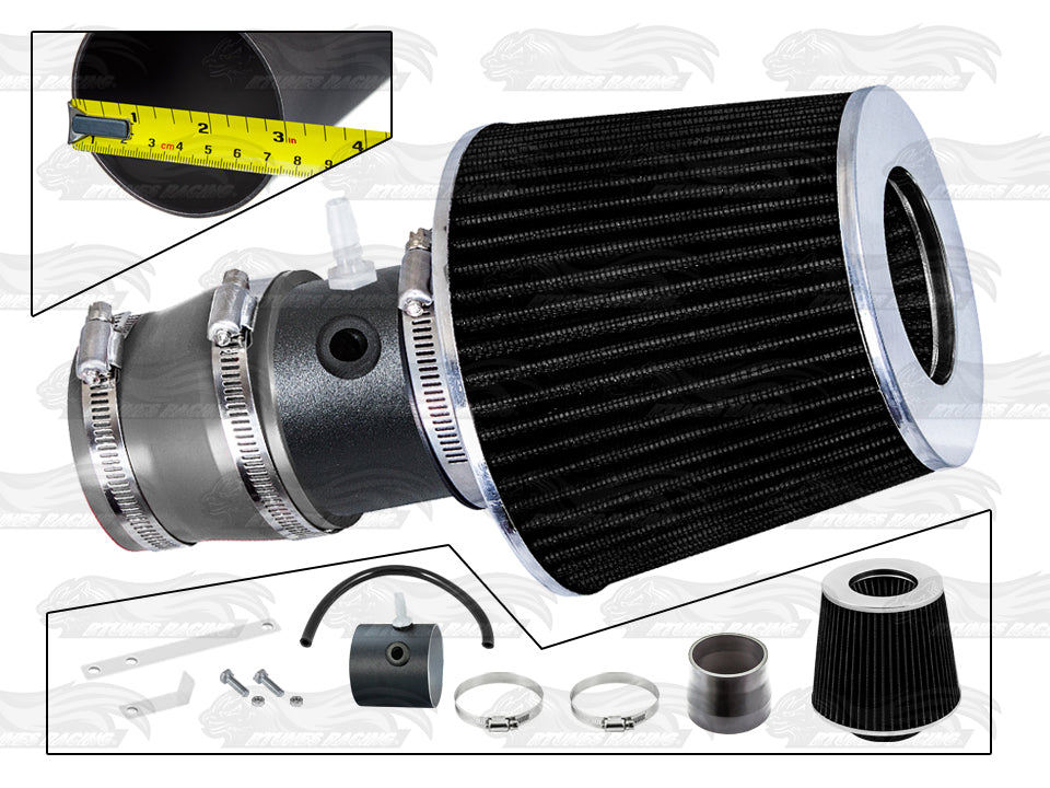 Short Ram Air Intake Kit For 2000-2005 Chrysler Dodge Neon 2.0L SOHC NON-TURBO ONLY | Rtunes Racing | WSI-DG-27GYB