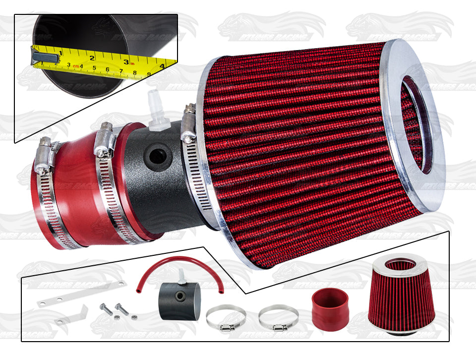 Short Ram Air Intake Kit For 2000-2005 Chrysler Dodge Neon 2.0L SOHC NON-TURBO ONLY | Rtunes Racing | WSI-DG-27RDB