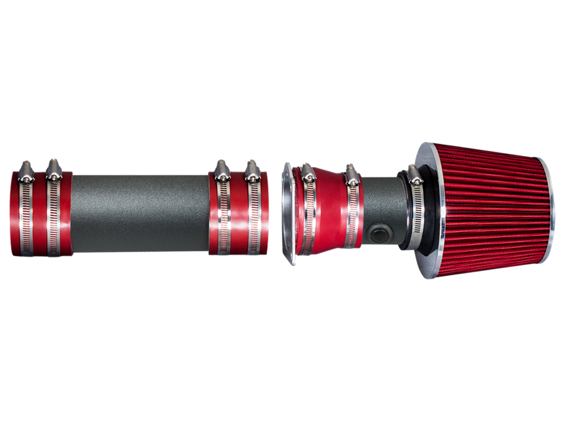 Short Ram Air Intake Kit For 1994-1996 Ford F-150, Bronco 5.0L, 5.8L V8 | Rtunes Racing | WSI-FD-06RDB