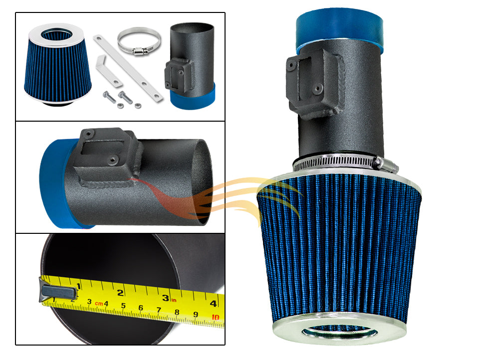 Short Ram Air Intake Kit For 2004-2011 Crown Victoria/Grand Marquis 4.6L V8 | Rtunes Racing | WSI-FD-22BLB