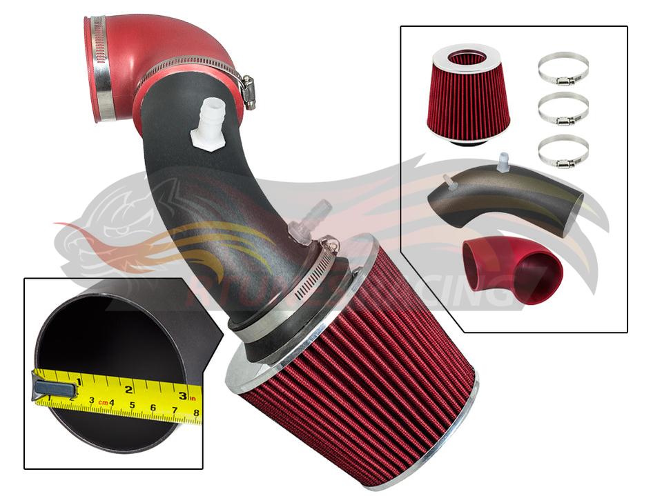 Short Ram Air Intake Kit For 2011-2018 Ford Taurus Sho/2013-2018 Ford Flex/2013-2018 Ford Explorer 3.5L V6 Twin Turbo Intake Kit | Rtunes Racing | WSI-FD-23RDB