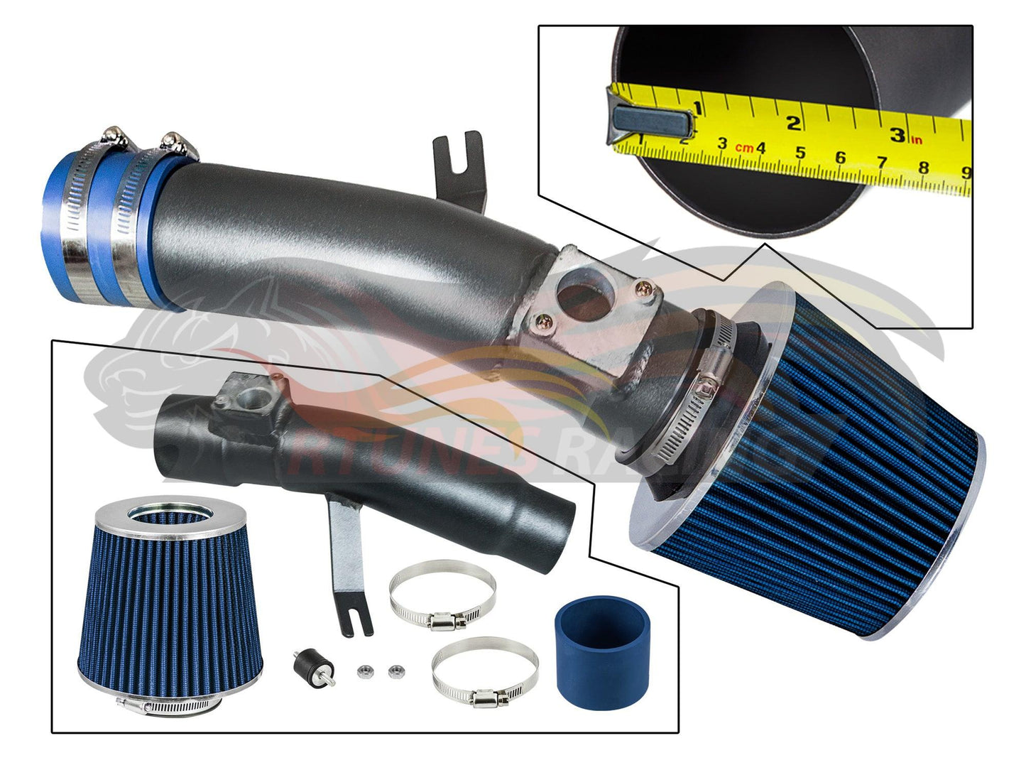 Short Ram Air Intake Kit For 2016-2021 Honda Civic 1.5L (Except Si Model) | Rtunes Racing | WSI-HD-19BLB