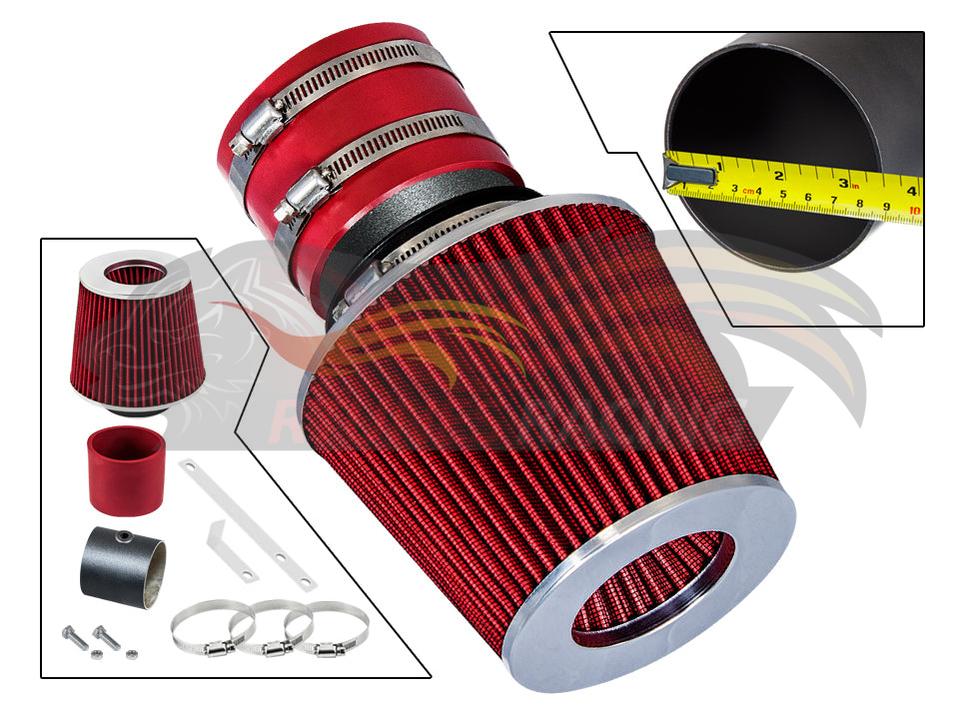 Short Ram Air Intake Kit For 1996-2001 Kia Sephia 1.6L 1.8L, 2002-2005 Sedona LX EX 3.5 | Rtunes Racing | WSI-KA-02RDB
