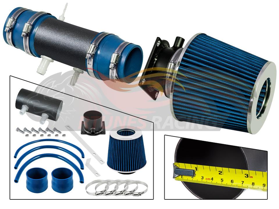 Short Ram Air Intake Kit For 1991-1995 Nissan Pathfinder/Pickup 3.0L V6 XE SE | Rtunes Racing | WSI-NS-08BLB