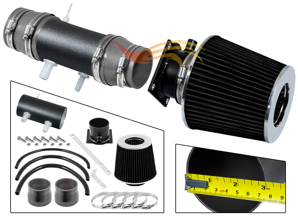 Short Ram Air Intake Kit For 1991-1995 Nissan Pathfinder/Pickup 3.0L V6 XE SE | Rtunes Racing | WSI-NS-08GYB