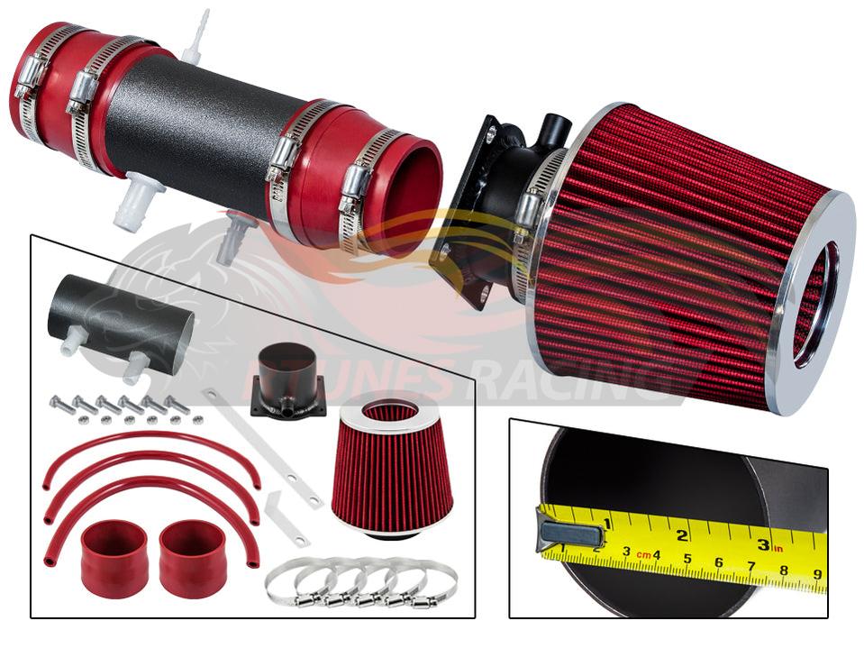 Short Ram Air Intake Kit For 1991-1995 Nissan Pathfinder/Pickup 3.0L V6 XE SE | Rtunes Racing | WSI-NS-08RDB