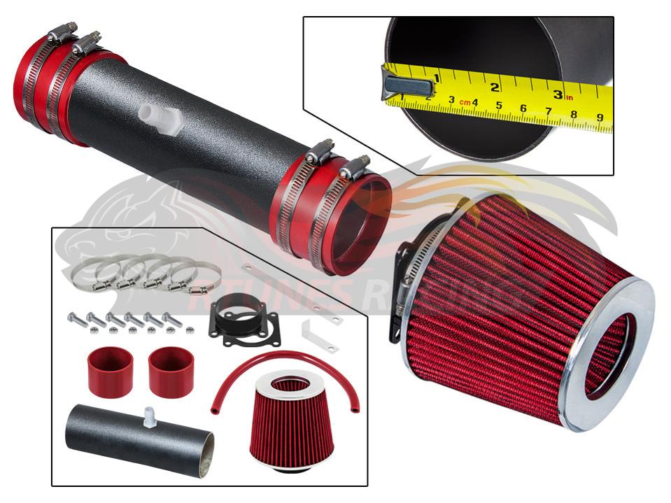 Short Ram Air Intake Kit For 2002-2006 Nissan Altima, 2003-2006 Murano 3.5L V6 | Rtunes Racing | WSI-NS-09RDB