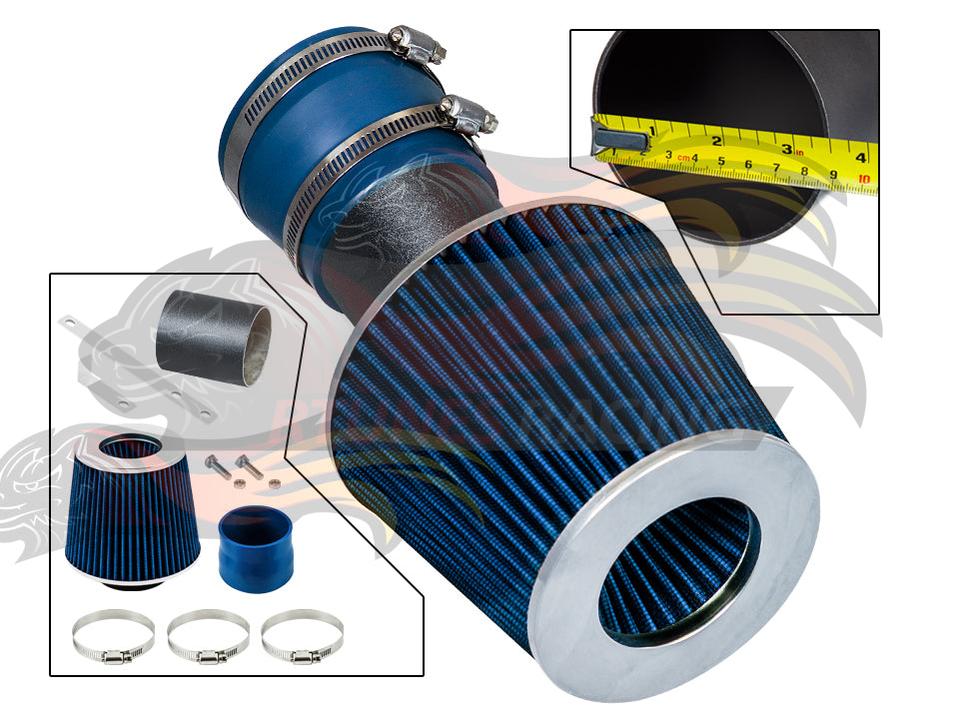 Short Ram Air Intake Kit For 2004-2008 Pontaic Grand Prix 3.8L V6 Supercharged Or Na | Rtunes Racing | WSI-PT-01BLB