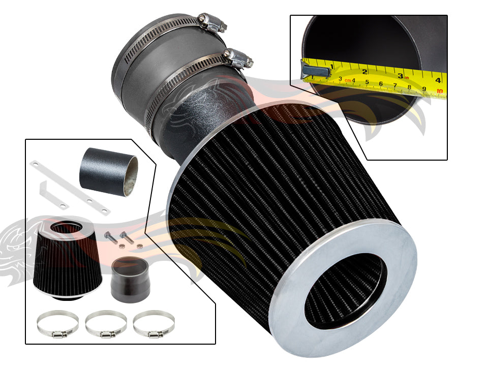 Short Ram Air Intake Kit For 2004-2008 Pontaic Grand Prix 3.8L V6 Supercharged Or Na | Rtunes Racing | WSI-PT-01GYB