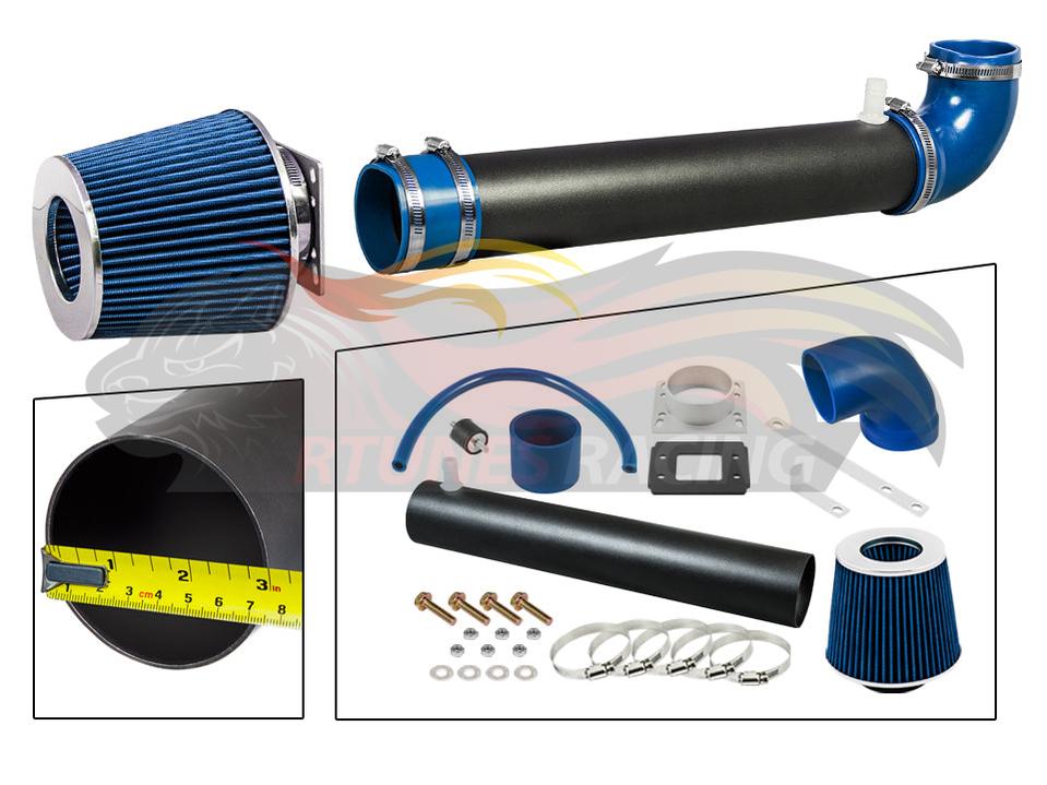 Short Ram Air Intake Kit For 1988-1995 Toyota 4Runner /Pickup/T100 2.4L | Rtunes Racing | WSI-TY-08BLB