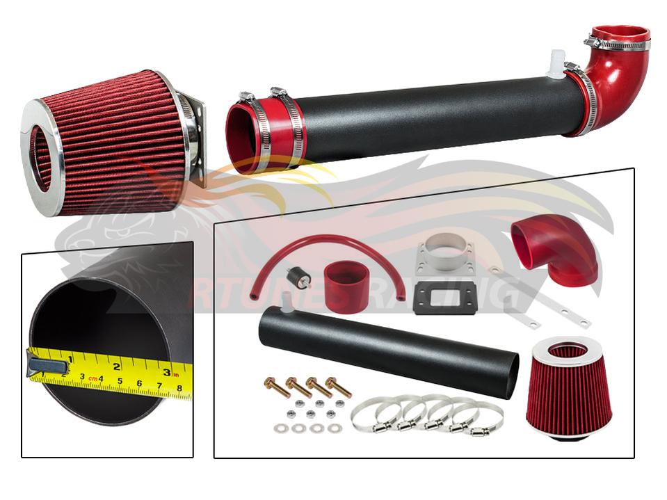 Short Ram Air Intake Kit For 1988-1995 Toyota 4Runner /Pickup/T100 2.4L | Rtunes Racing | WSI-TY-08RDB