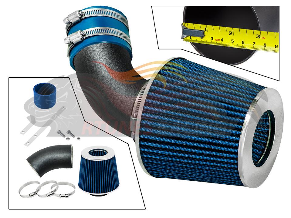 Short Ram Air Intake Kit For 2000-2003 Toyota Rav4 2.0L L4, 2004-2005 Rav4 2.4L L4 | Rtunes Racing | WSI-TY-12BLB