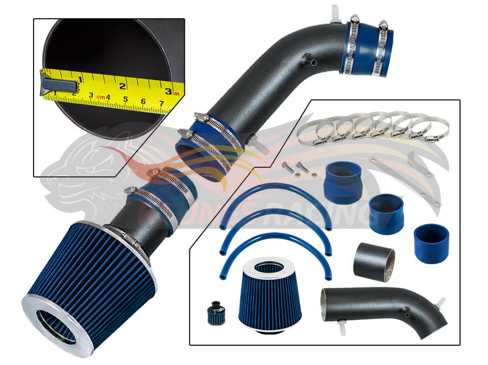 Short Ram Air Intake Kit For 1996-1998 Toyota 4Runner 3.4L V6, 1995-1998 T100, Tacoma 3.4L V6 | Rtunes Racing | WSI-TY-13BLB