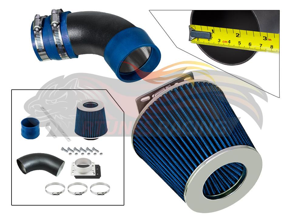 Short Ram Air Intake Kit For 1986-1989 Toyota Celica 2.0L Non-Turbo | Rtunes Racing | WSI-TY-15BLB