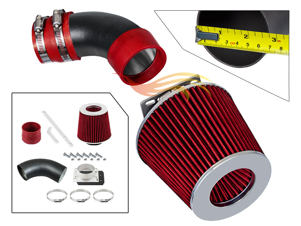 Short Ram Air Intake Kit For 1986-1989 Toyota Celica 2.0L Non-Turbo | Rtunes Racing | WSI-TY-15RDB