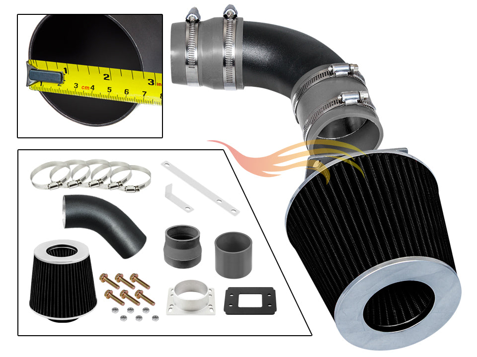 Short Ram Air Intake Kit For 1987-1991 Toyota Camry 2.0L L4 | Rtunes Racing | WSI-TY-16GYB